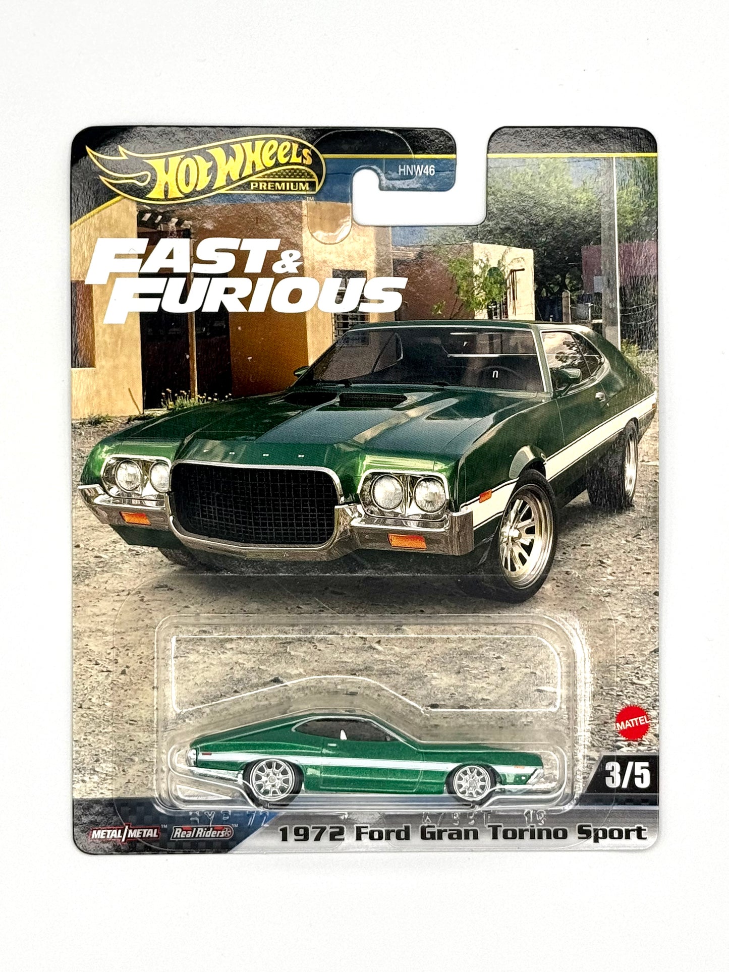 F&F HW Premium 1972 Ford Grand Torino Sport (Real Riders)