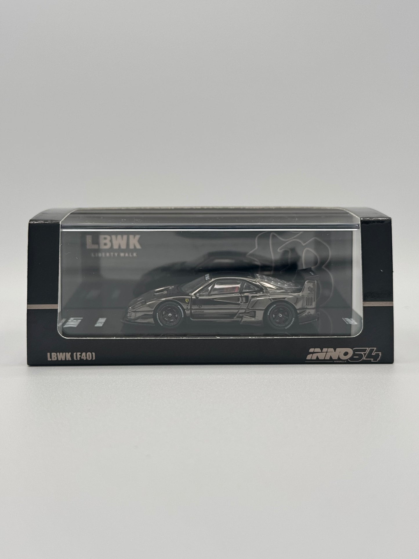 INNO 64 LBWK Ferrari F40 Black chrome