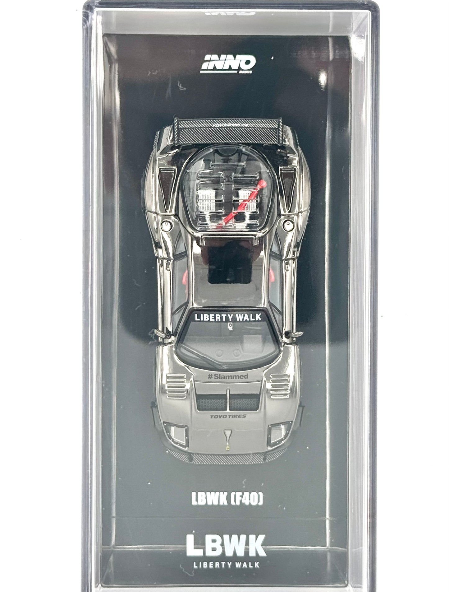 INNO 64 LBWK Ferrari F40 Black chrome