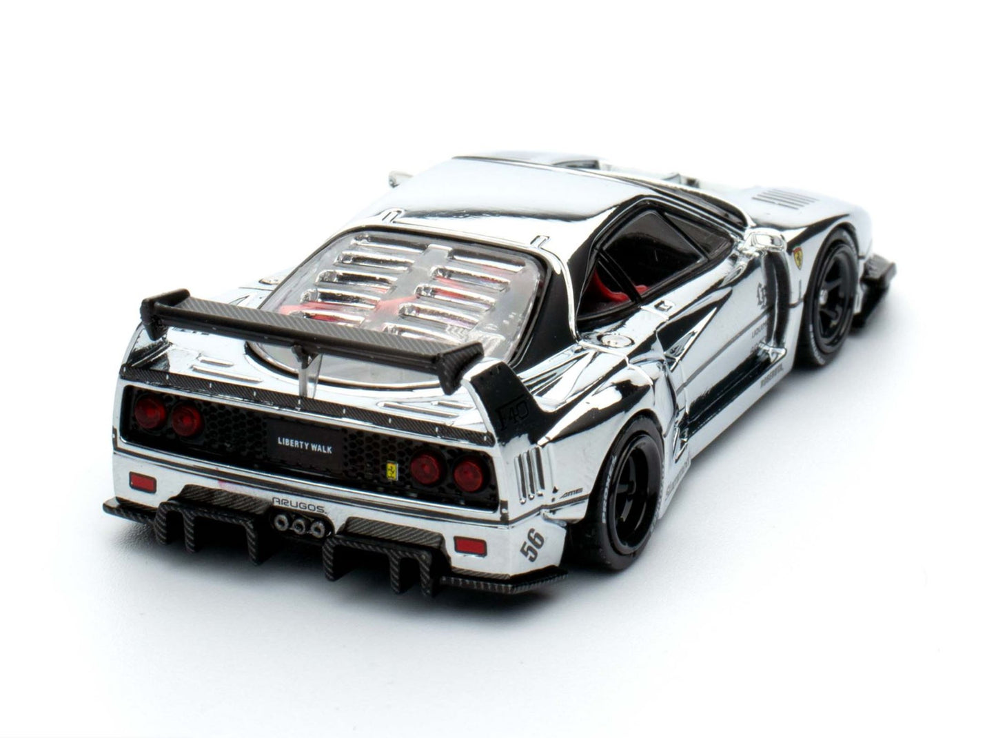 INNO 64 LBWK Ferrari F40 Chrome silver