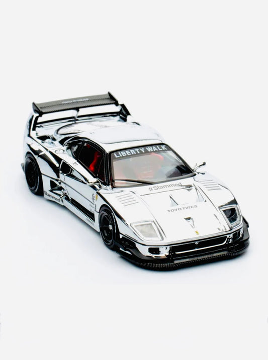 INNO 64 LBWK Ferrari F40 Chrome silver